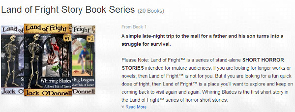 Land of Fright™ series page on Amazon